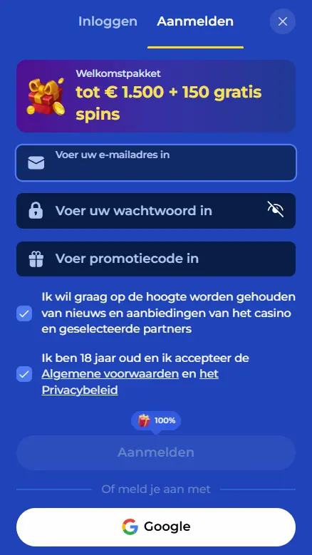CarloSpin Casino reg